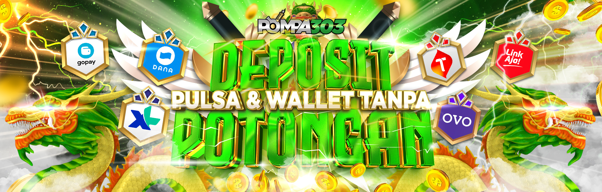 DEPOSIT PULSA & WALLET TANPA POTONGAN